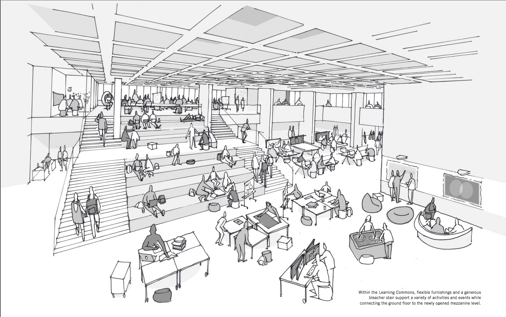 D.B. Weldon Library revitalization drawing (Image)